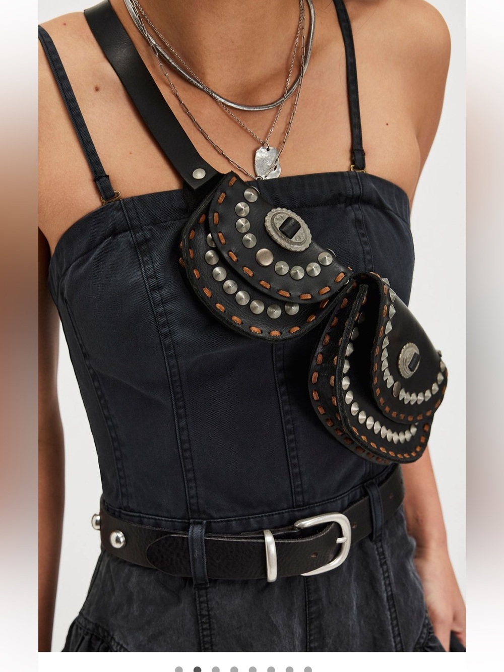 Free People Lucky Stars Pocket Belt